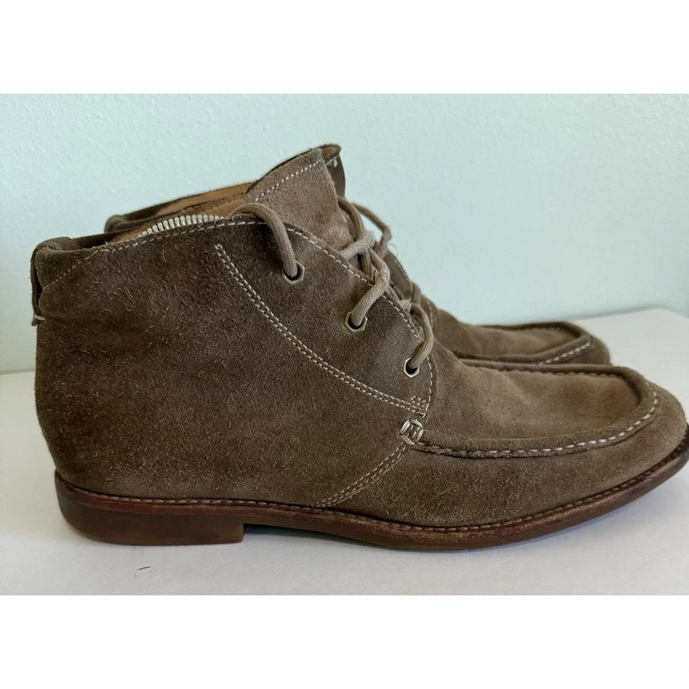UGG Men's via Lungarno Chukka Boots Brown Suede, Moc Toe, Size 10.5